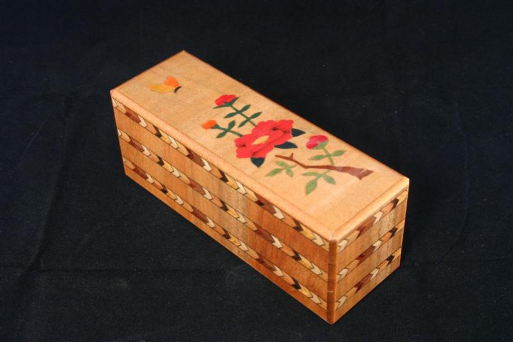 Custom seven move japanese puzzle box