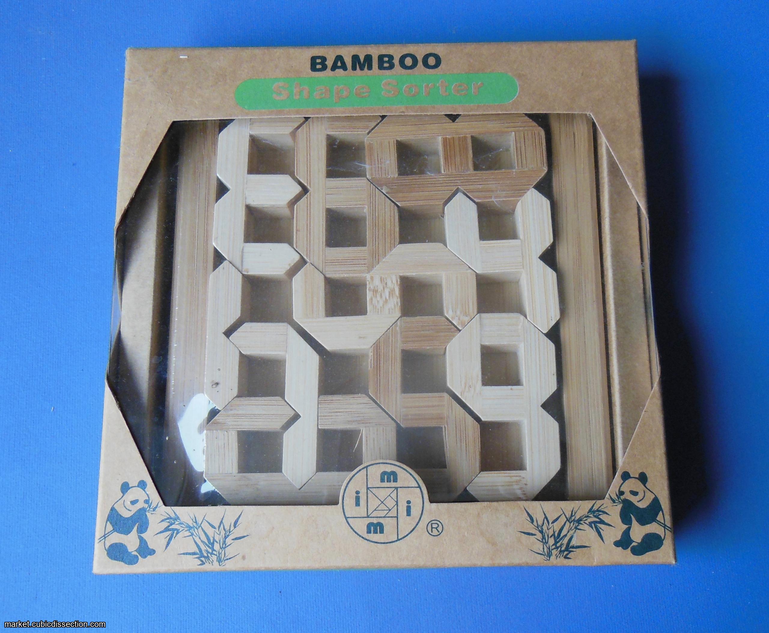 Shape Sorter Bamboo Puzzle by Mi Toys Digits