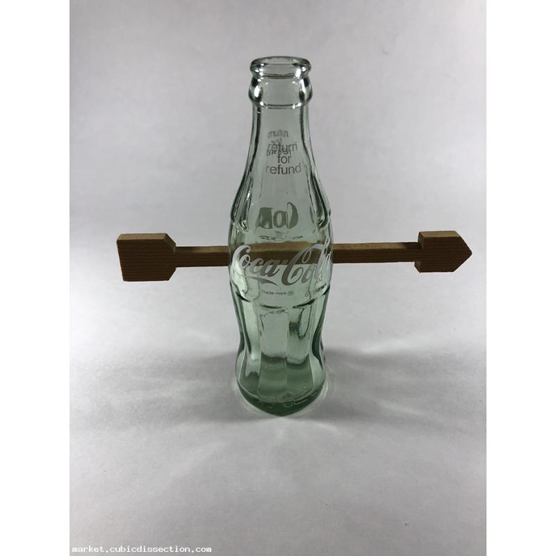 Coca-Cola Bottle with Wooden Arrow-Gary Foshee