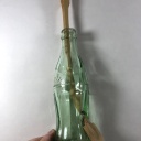 Coca-Cola Bottle with Wooden Curved Arrow-Gary Foshee