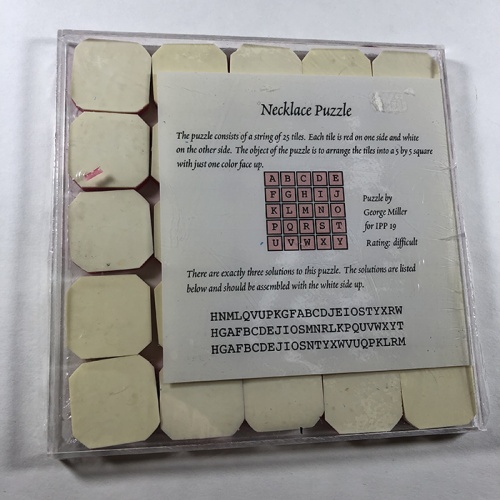 Necklace Puzzle IPP19 George Miller Sealed
