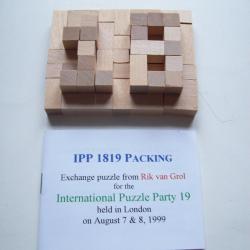IPP 1819 PACKING (Exchange puzzle IPP 19)
