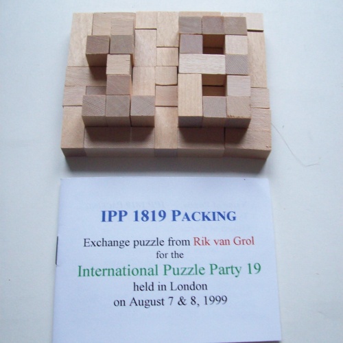IPP 1819 PACKING (Exchange puzzle IPP 19)