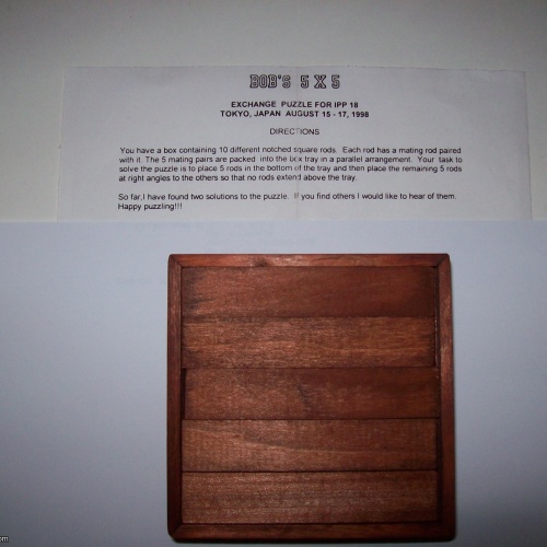 BOB s 5 x 5 (Exchange puzzle IPP 18)
