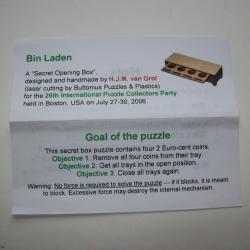 Bin Laden (Exchange Puzzle IPP 26)