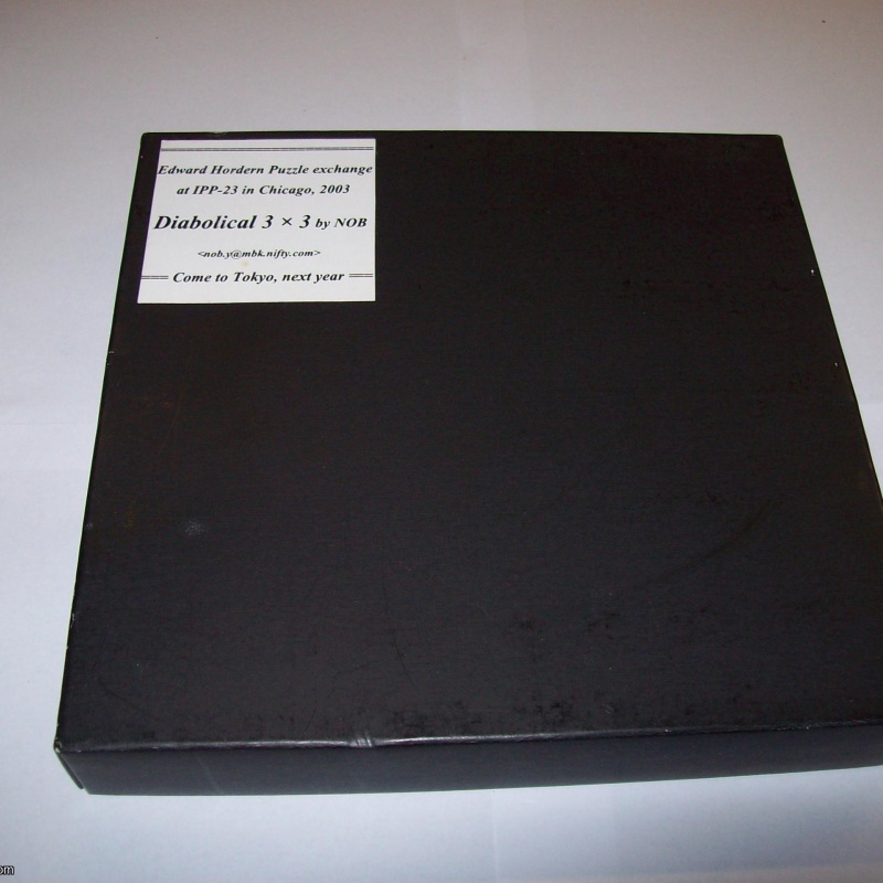 NOB's Diabolical 3x3 (Exchange puzzle IPP 23)