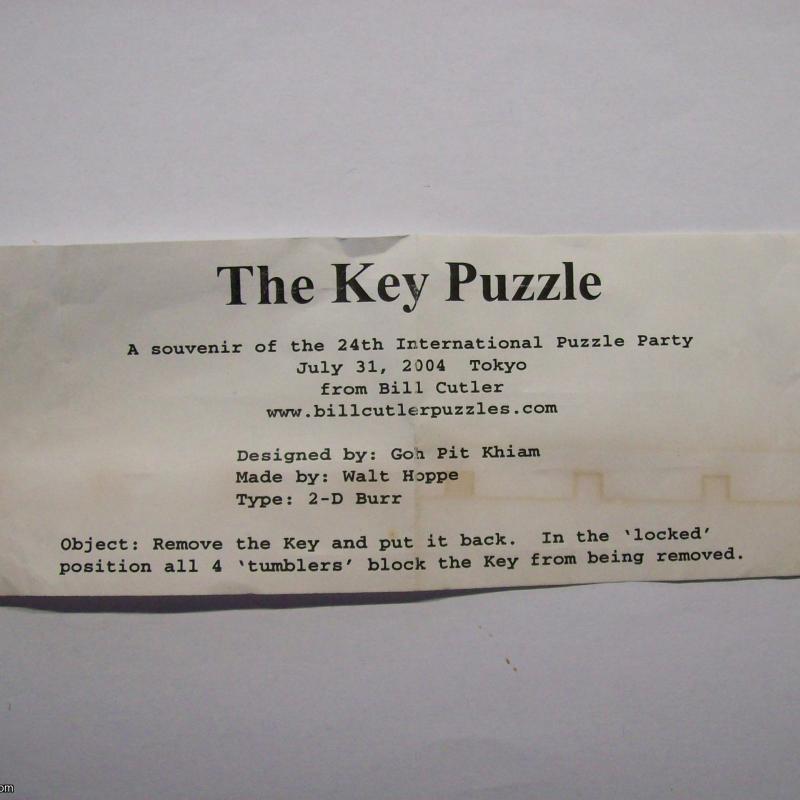 The Key Puzzle (Exchange Puzzle IPP 24)