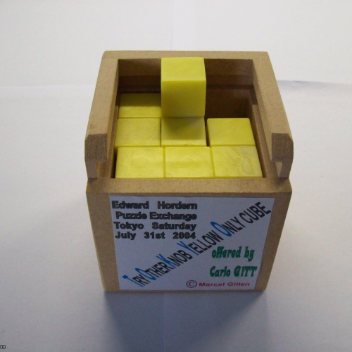 Try-Other-Knob-Yellow-Only-Cube (Exchange Puzzle IPP 24)