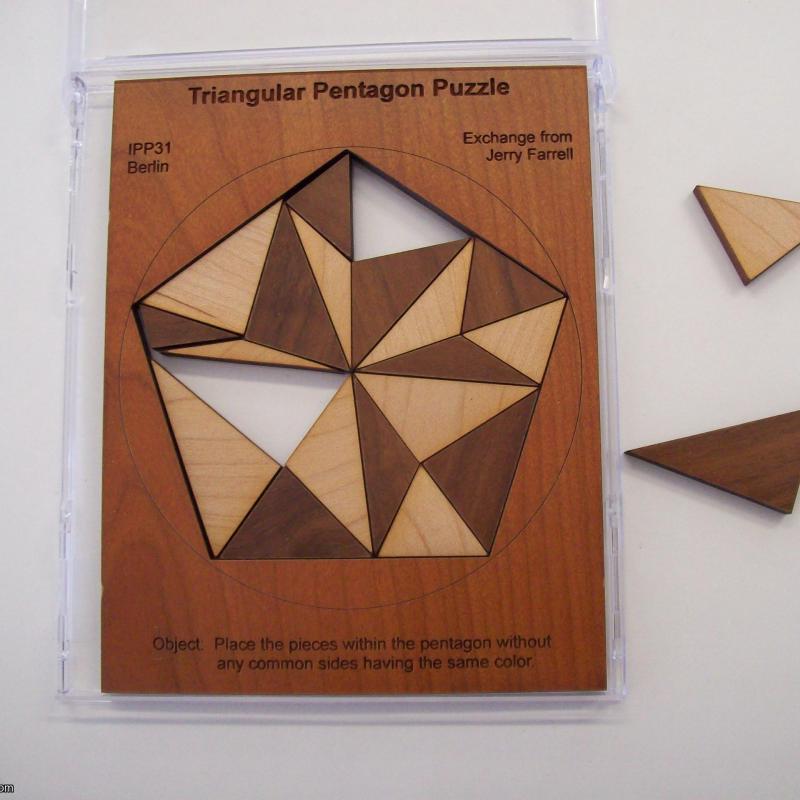 Triangular Pentagon Puzzle (Exchange Puzzle IPP 31)