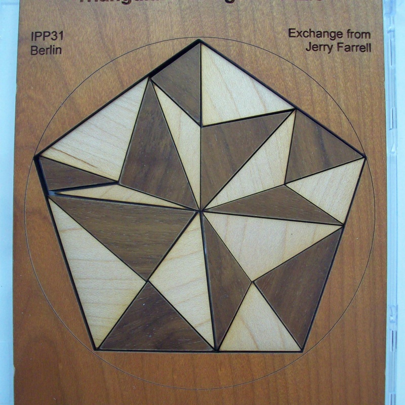 Triangular Pentagon Puzzle (Exchange Puzzle IPP 31)