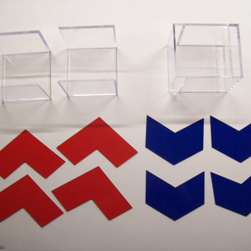 V's in Cube (Exchange Puzzle IPP 31)