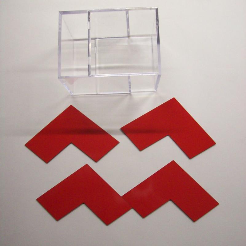 V's in Cube (Exchange Puzzle IPP 31)