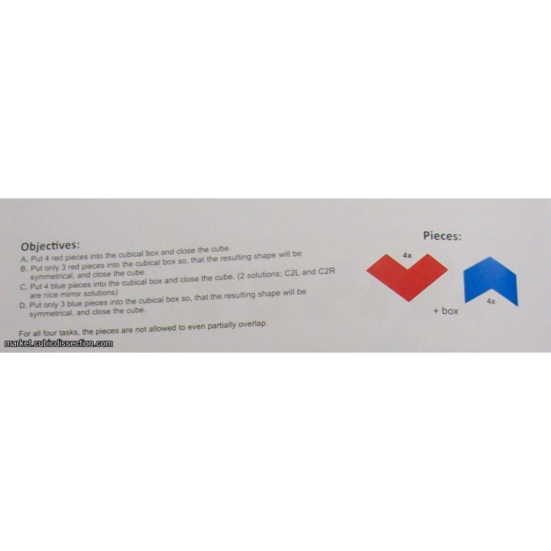 V's in Cube (Exchange Puzzle IPP 31)
