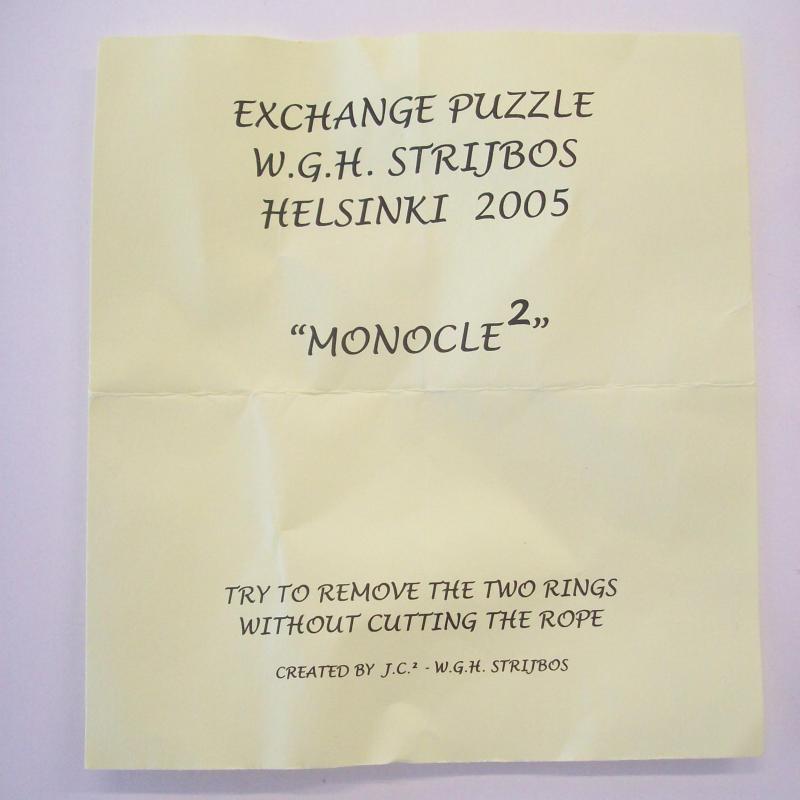Monocle² (Exchange Puzzle IPP 25)