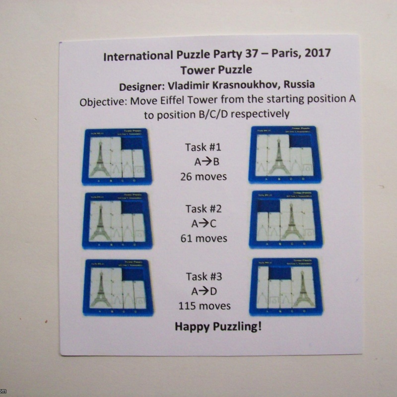 Tower Puzzle (Exchange Puzzle IPP 37)