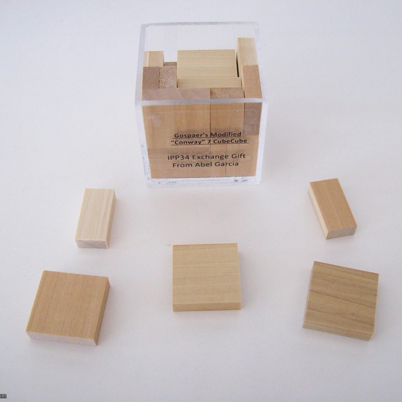 Gosper's Modified "Conway" 7 Cube (Exchange Puzzle IPP 34)