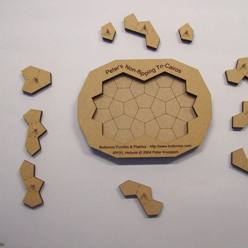 Peter's Non-flipping Tri-Cairos (Exchange Puzzle IPP 25)