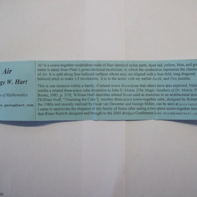 Air (Exchange Puzzle IPP 31)