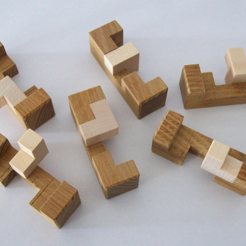 6-Piece Burr Variation 2 (Exchange Puzzle IPP 31)