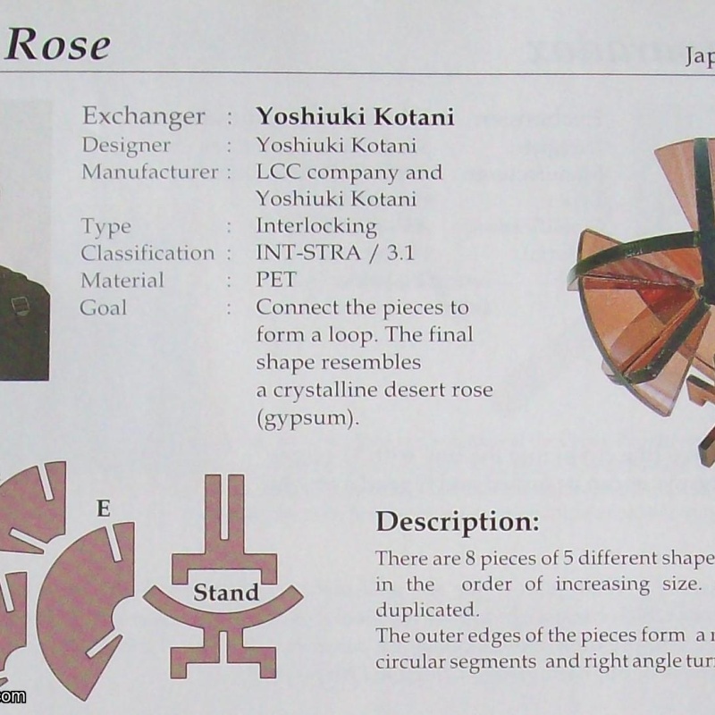Desert Rose (Exchange Puzzle IPP 28)