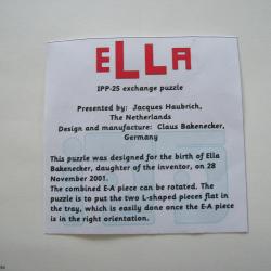 ELLA (Exchange Puzzle IPP 25)