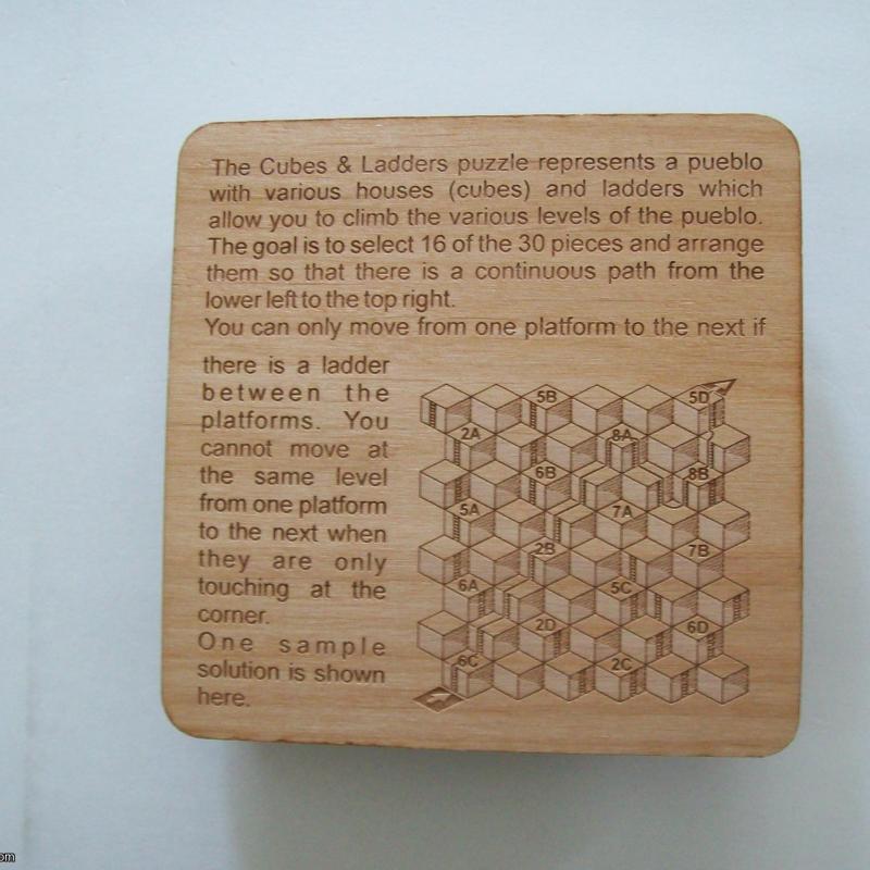Karin’s Cubes & Ladders (Exchange Puzzle IPP 25)