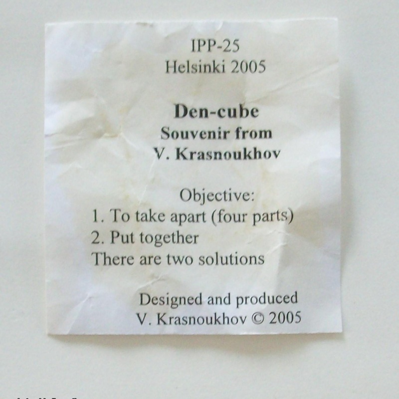 Den (Exchange Puzzle IPP 25)
