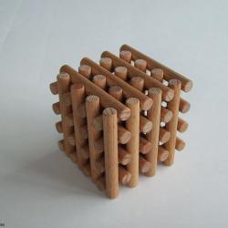 Grid Sticks Cube (Exchange Puzzle IPP 31)