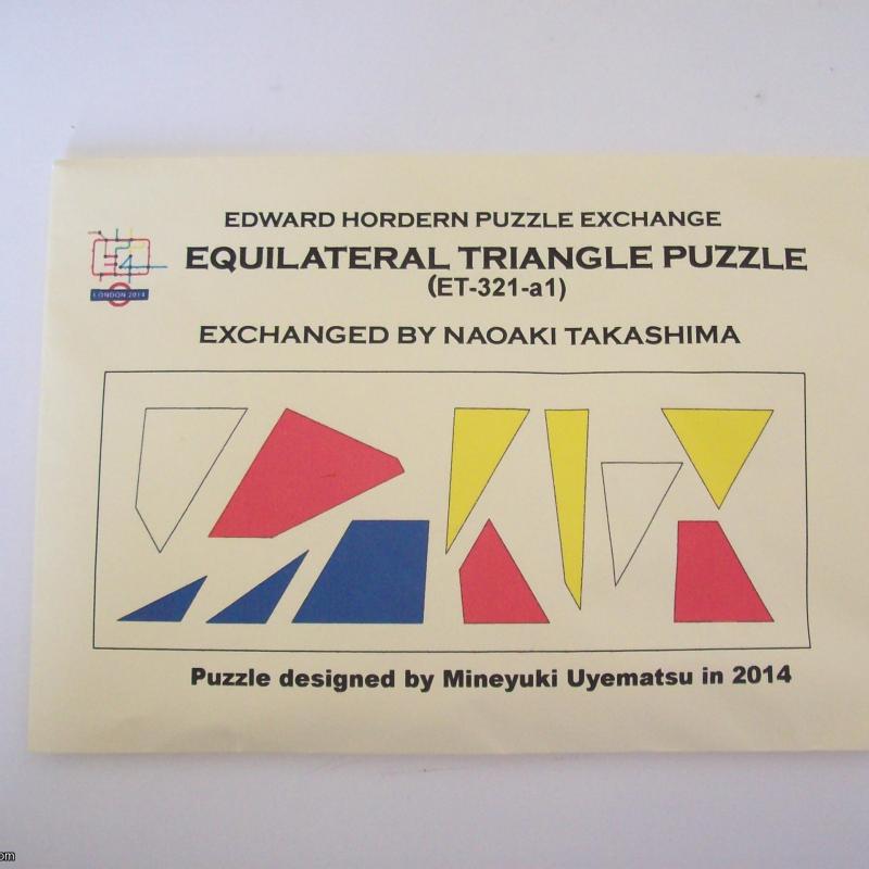 Equilateral Triangle Puzzle ET-321 (Exchange Puzzle IPP 34)
