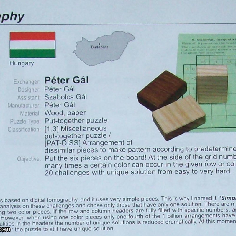 Simplography (Exchange Puzzle IPP 37)