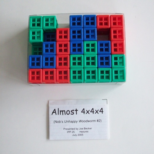 Almost 4x4x4 (Exchange Puzzle IPP 25)