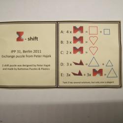 Z-shift (Exchange Puzzle IPP 31)