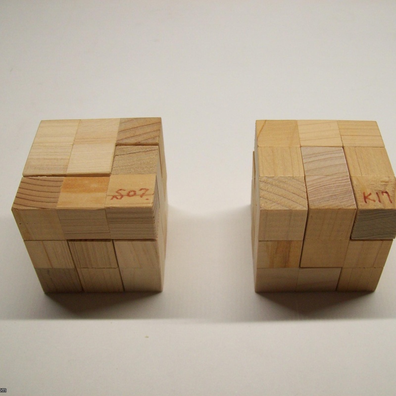 Shimamura Cube Puzzles S07&K17 (Exchange Puzzle IPP 31)