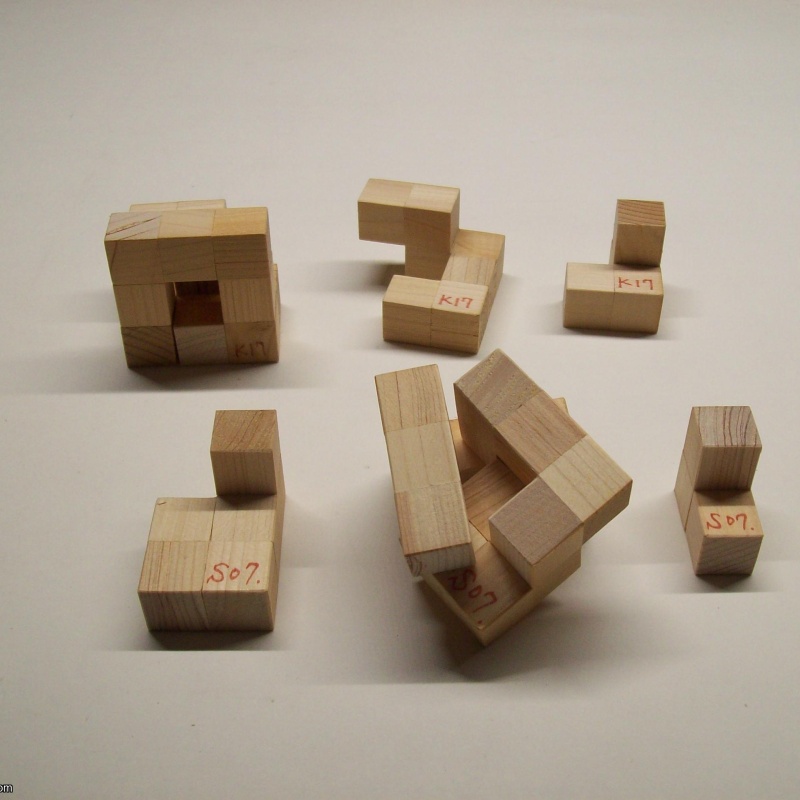 Shimamura Cube Puzzles S07&K17 (Exchange Puzzle IPP 31)