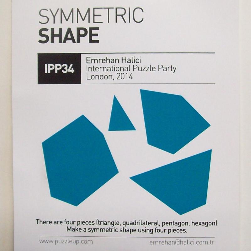 Symmetric Shape (Exchange Puzzle IPP 34)