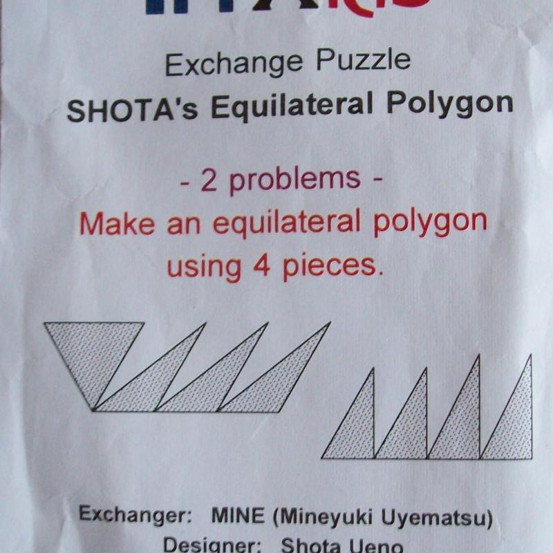 SHOTA’s Equilateral Polygon (Exchange Puzzle IPP 37)