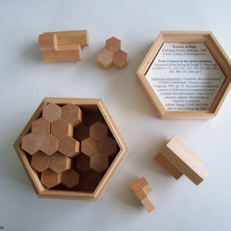 “Towers of Riga” (Exchange Puzzle IPP 25)