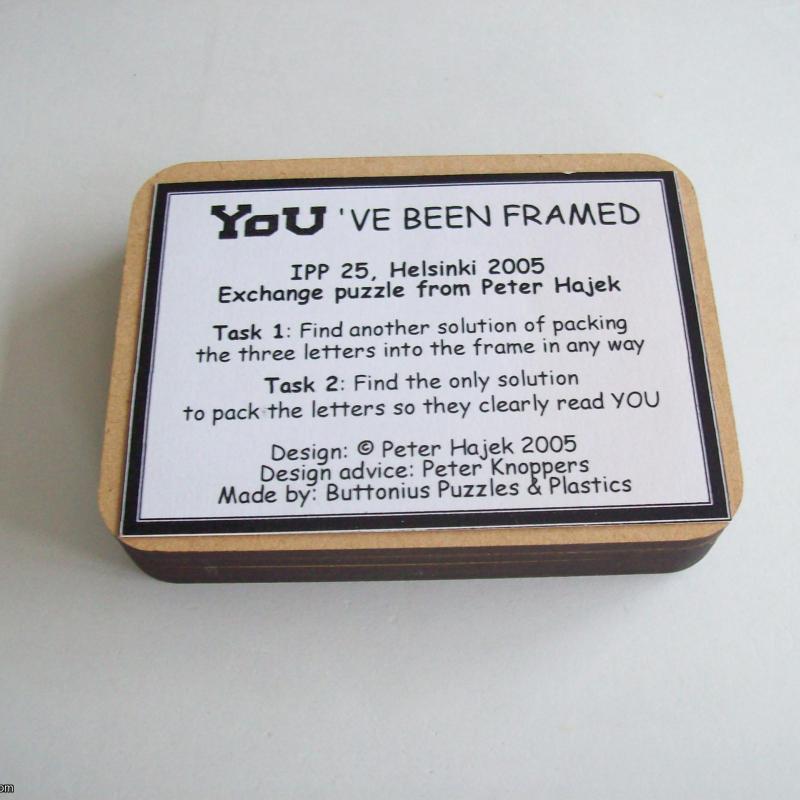 “You’ve Been Framed” (Exchange Puzzle IPP 25)
