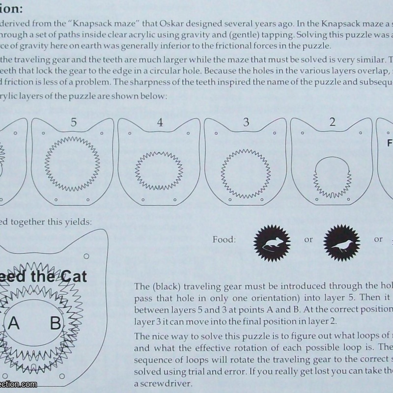 “Feed the Cat” (Exchange Puzzle IPP 28)