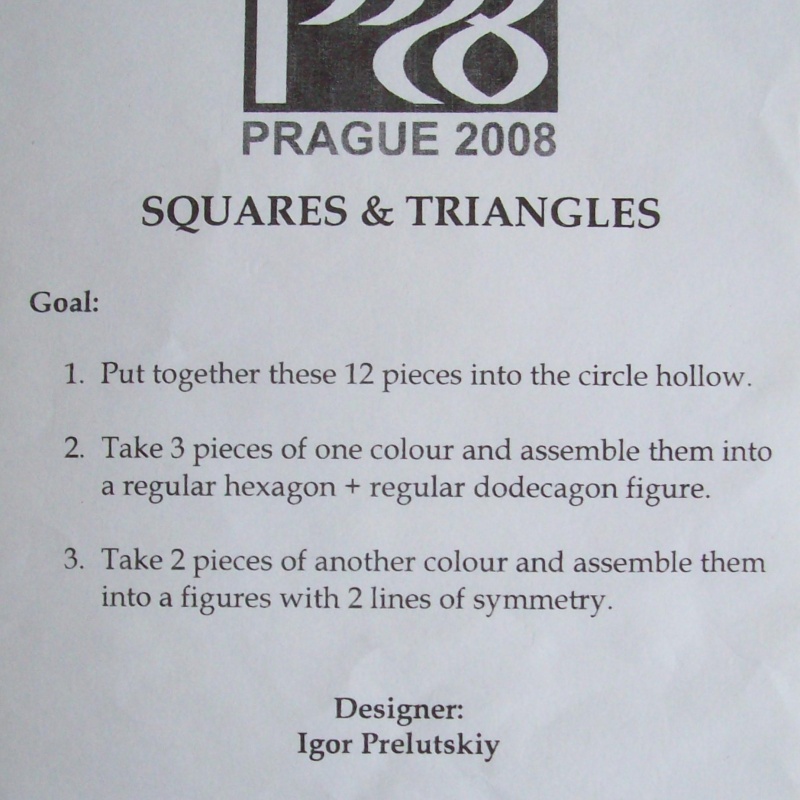 “Squares & Triangles” (Exchange Puzzle IPP 28)
