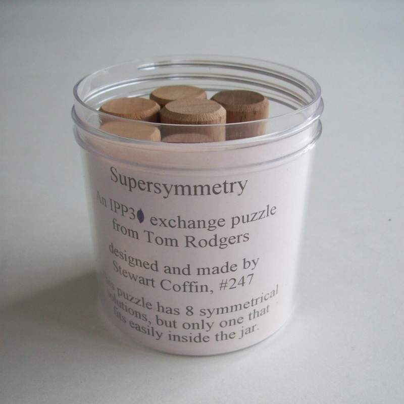 “Supersymmetry” (Exchange Puzzle IPP 31)