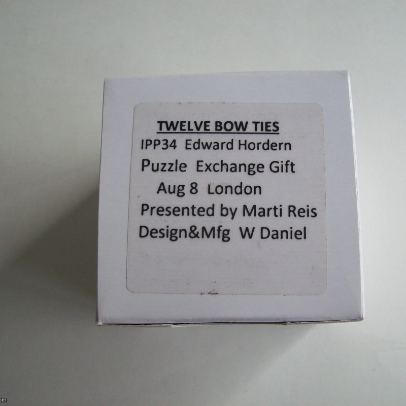 “Twelve Bowties” (Exchange Puzzle IPP 34)