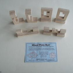 “Mixed Plate Burr #1” (Exchange Puzzle IPP 34)