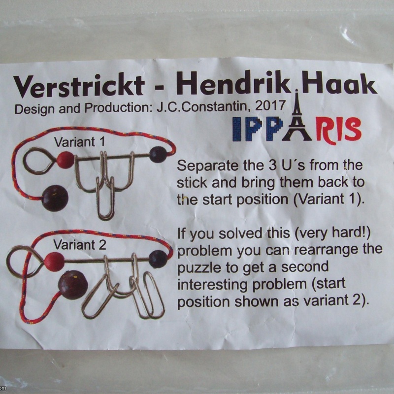 “Verstrickt” (Exchange Puzzle IPP 37)