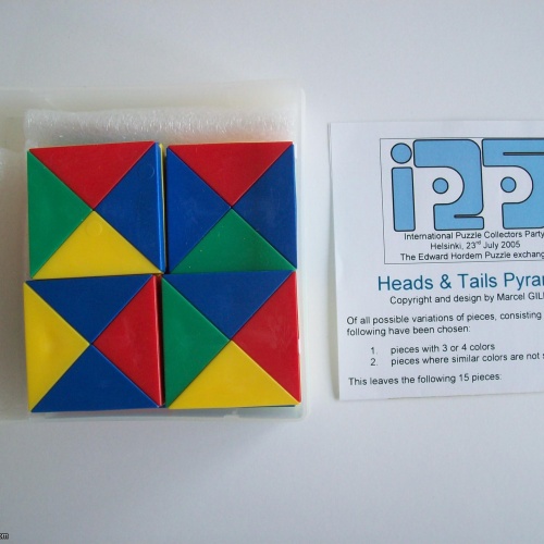“Heads & Tails Pyramid” (Exchange Puzzle IPP 25)