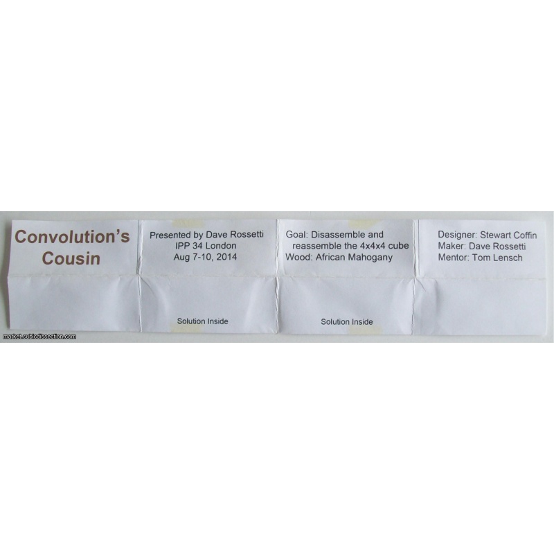 “Convolution’s Cousin” (Exchange Puzzle IPP 34)