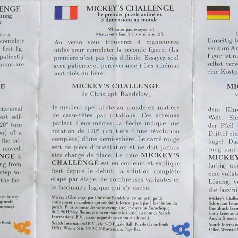 ”Mickey’s Challenge”