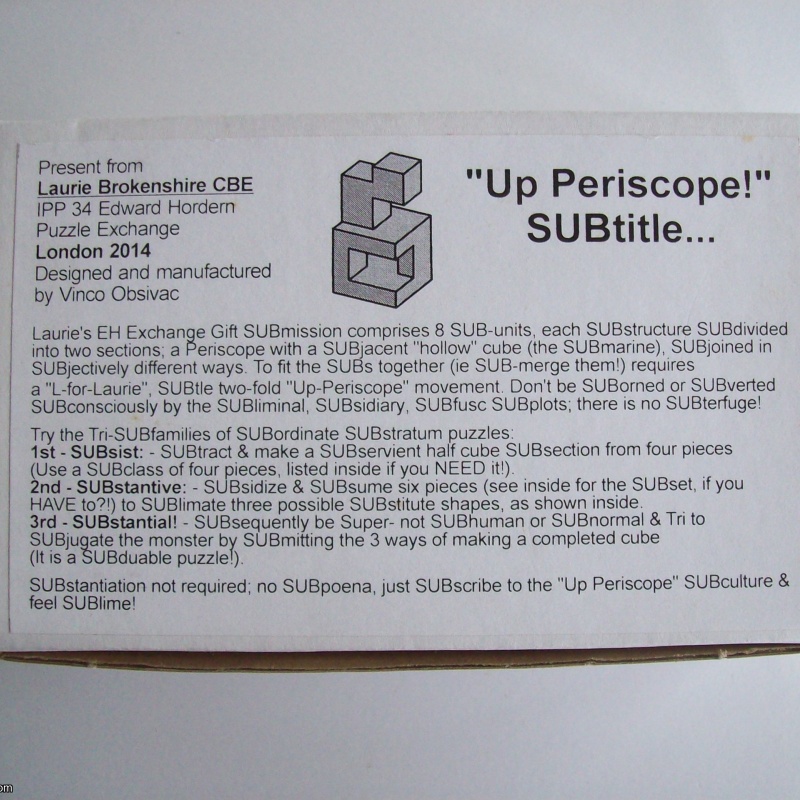 "Up Periscope!" SUBtitle