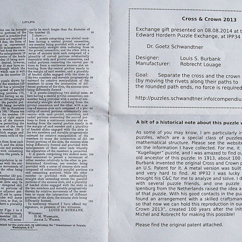 Cross & Crown 2013