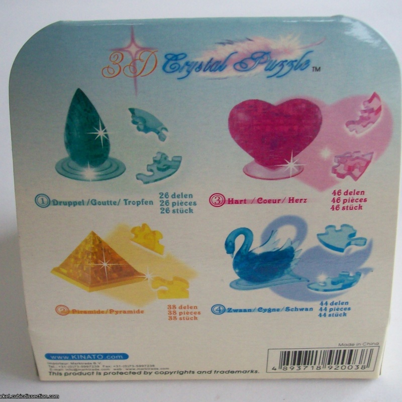 3D Crystal Puzzle 2 Pyramide